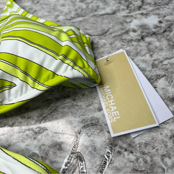 Michael Kors animal print one piece swimsuit size 8 eight NEW NWT - Picture 6 of 9